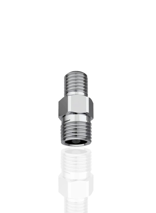 Aitchcy Brass 1/2 x 3/4 Hex Nipple | 3/4 Inch to 1/2 Inch Jointer Adapter Nipples for Connecting | Brass Reducer Nipple |1/2 to 3/4 Converter Adapter for Plumbing Applications (Pack of 1) - Image 1
